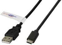 EFB-Elektronik USB2.0 aansluitkabel A-C St.-St, 1,0 m, zwart, premium