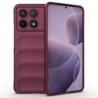 Xiaomi Redmi K70/K70 Pro/Poco F6 Pro Rugged Series TPU Case - Wijnrood - thumbnail