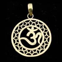 Ohm hanger messing goudkleurig - 3.5 - Messing - Goud (3 stuks) - M