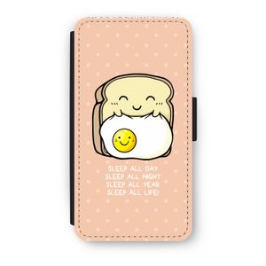 Sleep All Day: iPhone XS Flip Hoesje