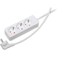 Gebro 106142 power strip 3fach white Schutzkontakt 1 pc(s)