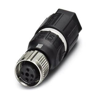 Phoenix Contact 1521601 Sensor/actuator connector, niet geassembleerd M12 Aantal polen (sensoren): 4 Bus, recht 1 stuk(s)