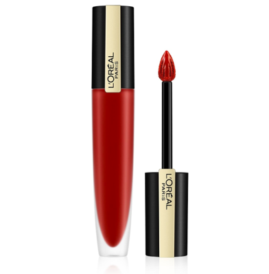 L’Oréal Paris Make-Up Designer Rouge Signature - 115 I Am Worth It - Rood - Matte Vloeibare Lipstick