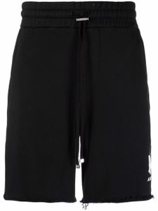 AMIRI short de sport à logo imprimé - Noir