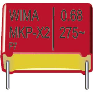 Wima MKP 2 0,068uF 10% 100V RM5 1 stuk(s) MKP-foliecondensator Radiaal bedraad 0.068 µF 100 V/DC 10 % 5 mm (l x b x h) 7.2 x 4.5 x 9.5 mm