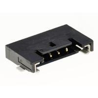 Molex 5037630491 Male header, inbouw (standaard) Totaal aantal polen: 4 Rastermaat: 1 mm Inhoud: 1 stuk(s) Tape on Full reel