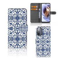 Motorola Moto G31 | G41 Hoesje Flower Blue