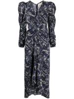 ISABEL MARANT Zijden jurk - Blauw