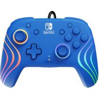 PDP Afterglow Wave Blauw USB Gamepad Analoog/digitaal Nintendo Switch, Nintendo Switch OLED