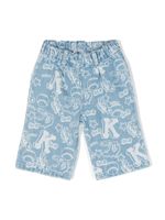 Kenzo Kids jean à logo brodé - Bleu