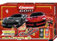 Carrera GO... Ferrari Supercar Power (Wireless) Racebaanset, racebaan met gelicentieerde Slotcars, tot 2 spelers, voor kinderen vanaf 6 jaar en volwassenen