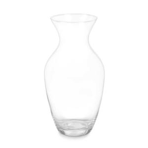 Bloemenvaas klassiek - transparant glas - D16 x H30 cm - klassiek model - boeketvaas - 5 liter