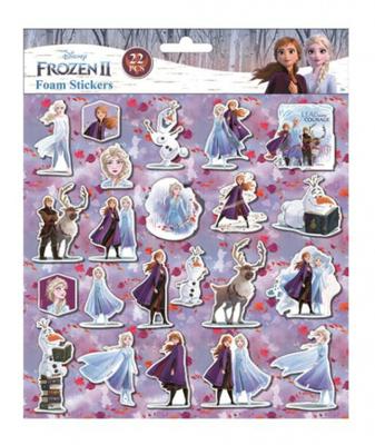 Disney foamstickers Frozen 24 x 20,5 cm 22-delig paars Disney foamstickers Frozen 24 x 20,5 cm 22-delig paars