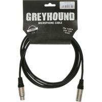 Klotz GRG1FM03.0 Greyhound XLR microfoonkabel met metalen connectoren 3m - thumbnail