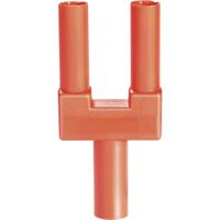 Schnepp SI-FK 19/4 mB rt Veiligheids-kortsluitingstekker Rood Stift-Ø: 4 mm Penafstand: 19 mm 1 stuk(s)