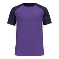 Odlo Heren X-Alp Trail Tee hardloopkleding Eclipse hardloopshirt - Afterparty - Donkerblauw L