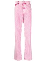 DSQUARED2 pantalon droit à imprimé tie dye - Rose - thumbnail