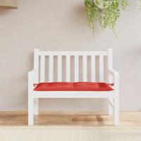 Tuinbankkussen 110x50x7 cm oxford stof rood