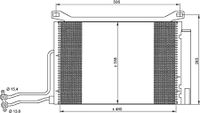 Condensor, airconditioning 35787