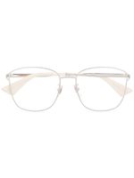 Gucci Eyewear lunettes de vue à monture oversize - Argent