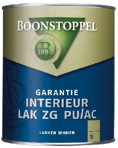 boonstoppel garantie interieurlak zijdeglans pu/ac wit 1 ltr