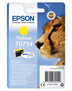 Epson Inktcartridge T0714 Origineel Geel C13T07144012