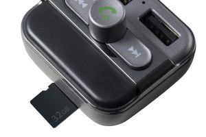 Technaxx FMT900BT FM-transmitter Incl. handsfree-functie, Ingebouwde MP3-speler, Met laadfunctie voor iPhone