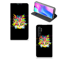 Xiaomi Mi Note 10 Lite Magnet Case Cat Color - thumbnail