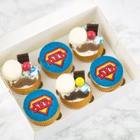 Super Dad Cupcakes (6 stuks) - thumbnail