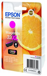 Epson Oranges Singlepack Magenta 33XL Claria Premium Ink