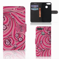Huawei Y6 2018 Hoesje Swirl Pink