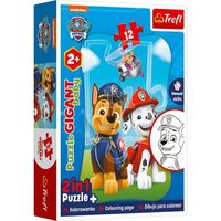 Paw Patrol Inkleur Puzzel - Baby