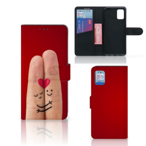 Samsung Galaxy A31 Wallet Case met Pasjes Liefde - Origineel Romantisch Cadeau