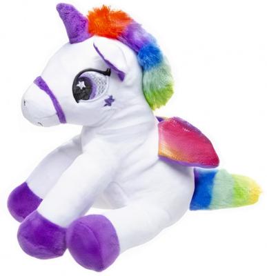 LG-Imports eenhoornknuffel Rainbow meisjes 19 cm pluche wit LG-Imports eenhoornknuffel Rainbow meisjes 19 cm pluche wit
