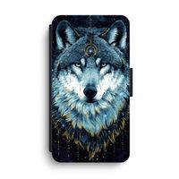 Darkness Wolf: iPhone XS Max Flip Hoesje - thumbnail