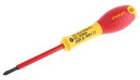 Stanley handgereedschap 1-65-414 FatMax Schroevendraaier - Phillips - VDE - PH0 x 75mm - 1-65-414