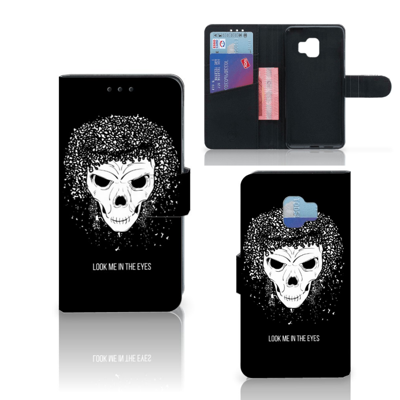 Telefoonhoesje met Naam Samsung Galaxy J2 Core Skull Hair Telefoonhoesje met Naam Samsung Galaxy J2 Core Skull Hair