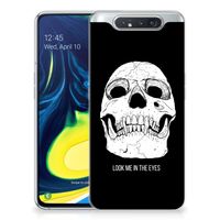 Silicone Back Case Samsung Galaxy A80 Skull Eyes