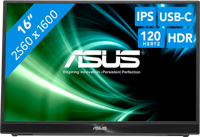 ASUS ZenScreen MB16QHG computer monitor 40,6 cm (16") 2560 x 1600 Pixels WQXGA LCD Zwart - thumbnail