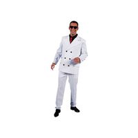 Witte gangsterpak voor heren 64-66 (2XL)  -