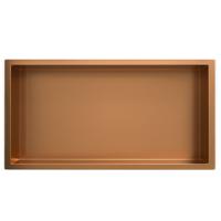 Inbouwnis Wiesbaden Novi 30x60x10cm Geborsteld Brons Koper