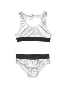 Andorine bikini à fini métallisé - Argent