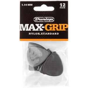 Dunlop 449P114 Max-Grip Nylon Standard Pick 1.14 mm plectrum set 12 stuks