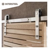 Intersteel Schuifdeursysteem Basic rvs geborsteld - thumbnail