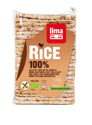 Lima Lima Rijstwafels Zout Dun Recht Bio (130g) Lima Lima Rijstwafels Zout Dun Recht Bio (130g)