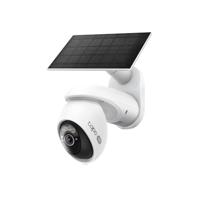 Tapo C660 KIT 4K 360° Solar bewakingscamera voor buiten, accu 10.000 mAh, nachtzicht, dual band wifi, KI-detectie, licht & geluidsalarm, lokale opslag via microSD H500