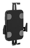 my wall HT37L Wandhouder voor tablets met diefstalbeveiliging, tablet-wandhouder, iPad-standaard, tablethouder, infopoint voor beursstand, wachtruimtes of musea, belastbaar tot 1 kg