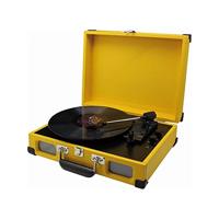 Soundmaster PL580 Draaitafel met riemaandrijving, geel