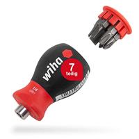 Wiha 33736 - Schroevendraaier met magnetische oplader 3801-01 Stubby 1/4 '' Ref. 380101