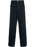 Versace Pre-Owned 2000 straight-leg cotton trousers - Bleu